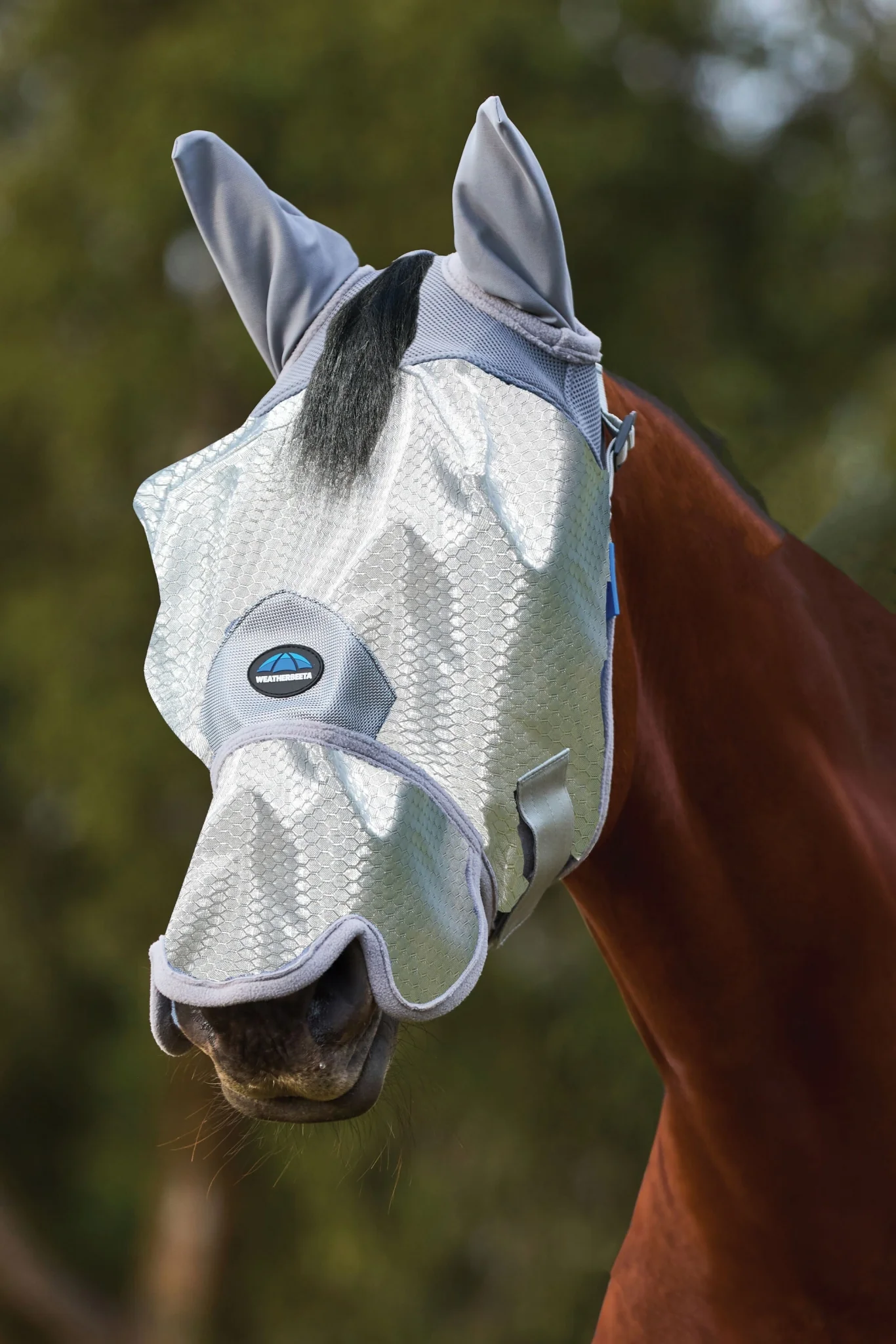 Weatherbeeta ComFiTec Hexi Shield Fly Mask with Ears & Nose - Image 2