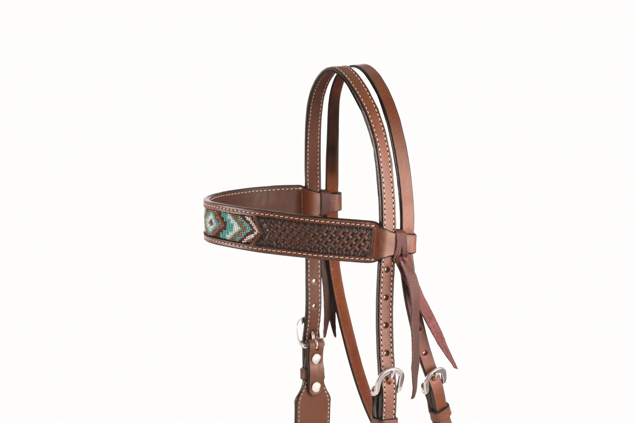 Weaver Beaded Browband Headstall - Image 4