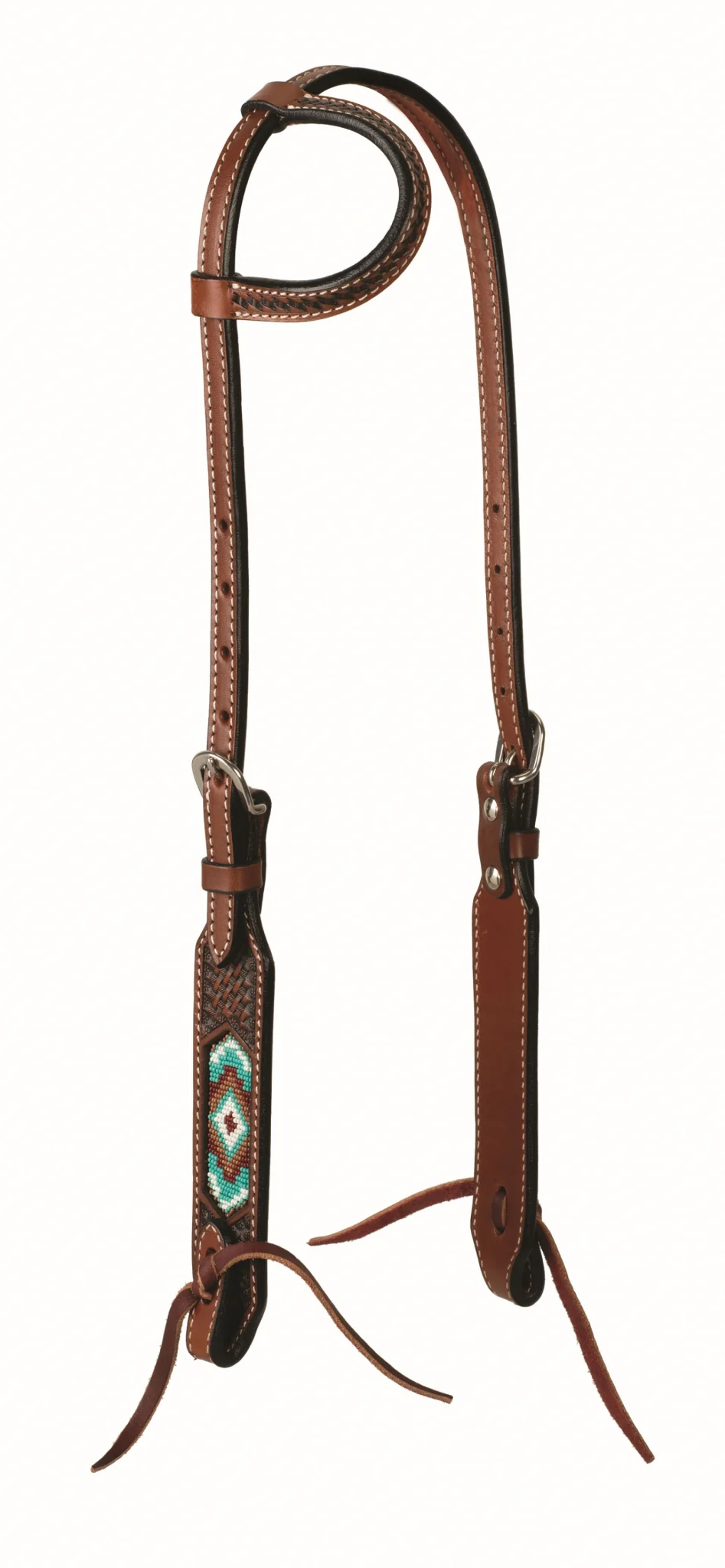 Weaver Beaded Sliding Ear Headstall