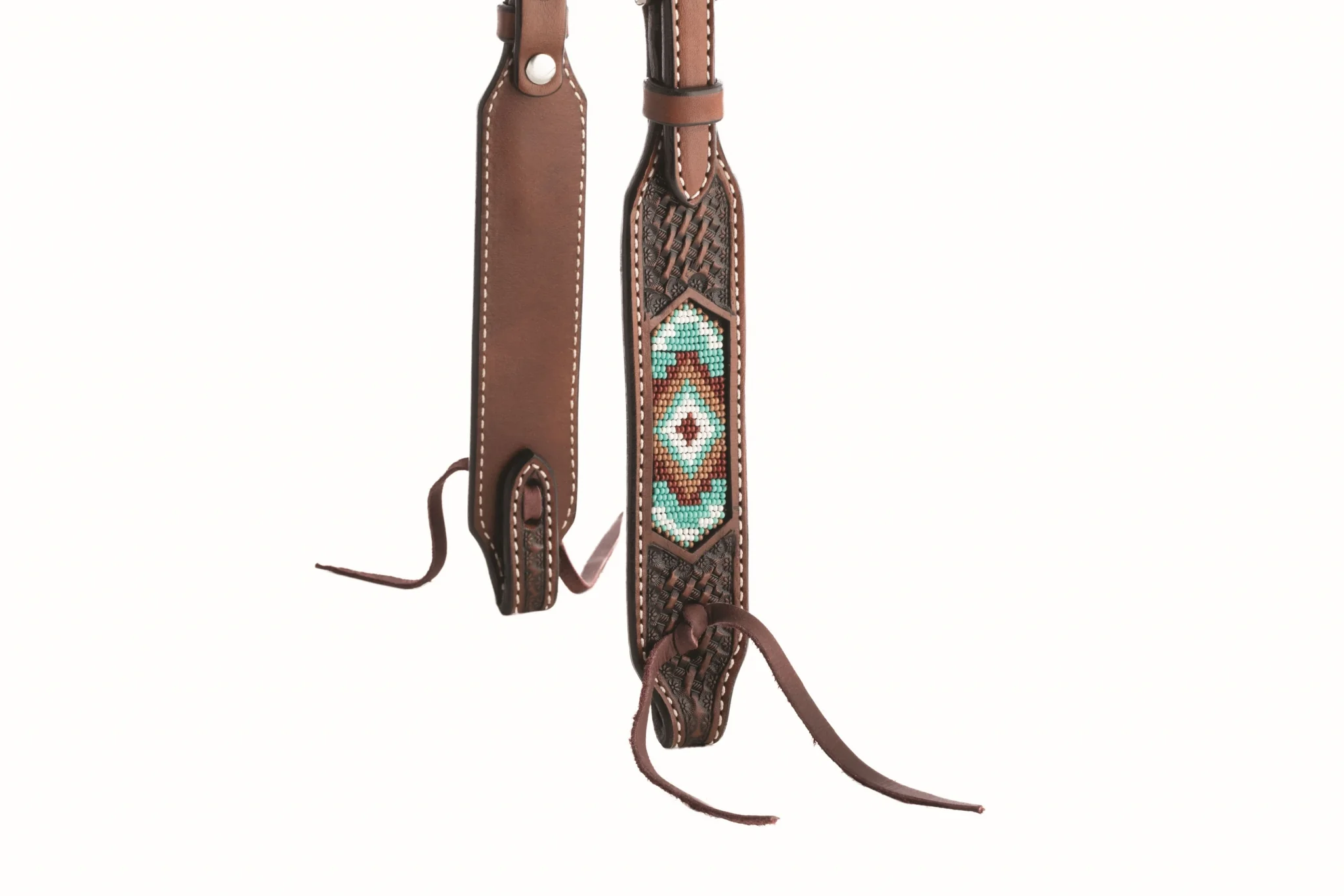 Weaver Beaded Sliding Ear Headstall - Image 5