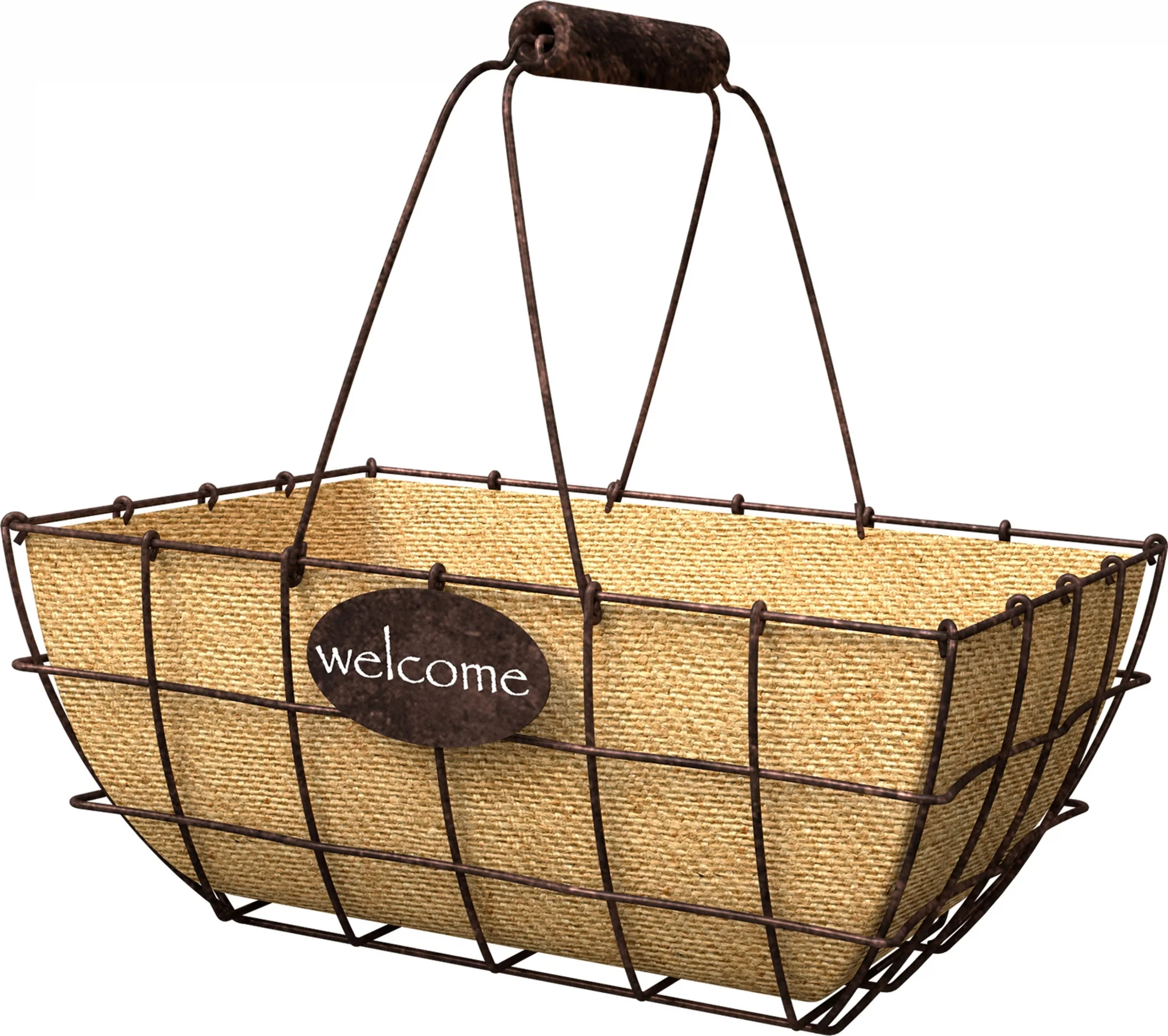 Welcome Basket With Handle