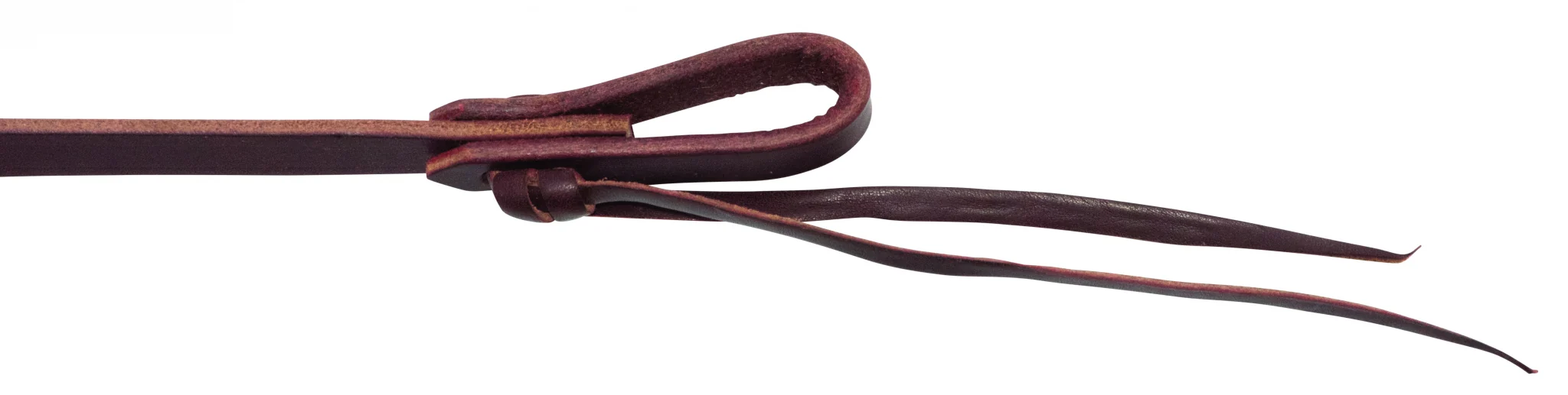 Wildfire Saddlery Latigo Leather Roping Reins With Water Loop - Image 2
